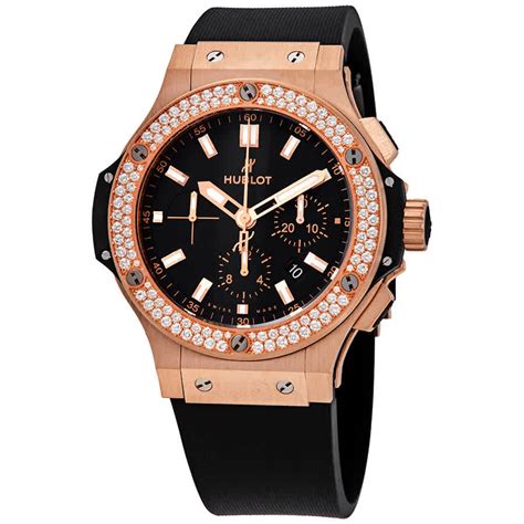 Hublot Big Bang Mens Rose Gold Automatic Chronograph Watch 